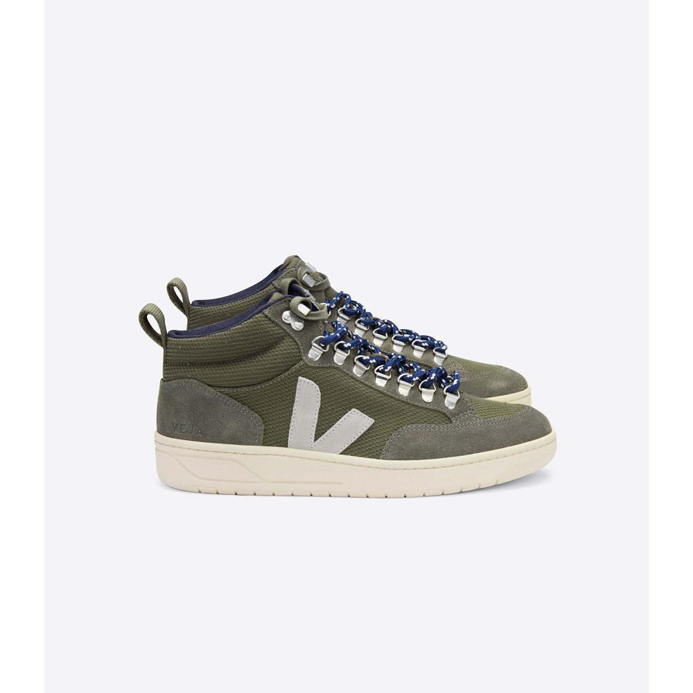 Women\'s Veja RORAIMA B-MESH High Tops Olive | SG 357ZUT